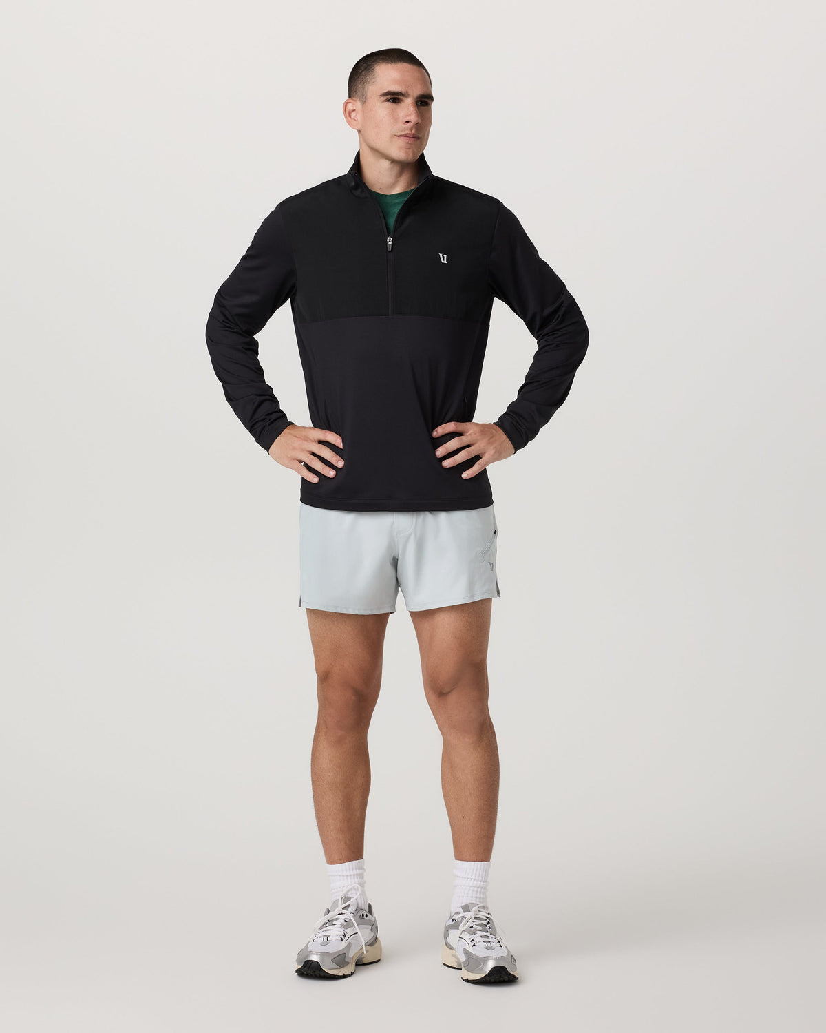Qualify Short Lined 5" | Sky Grey