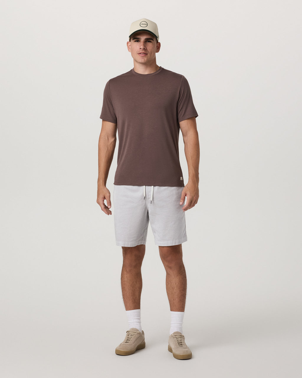 Optimist Elastic Waist Short 8" | Amethyst Grey