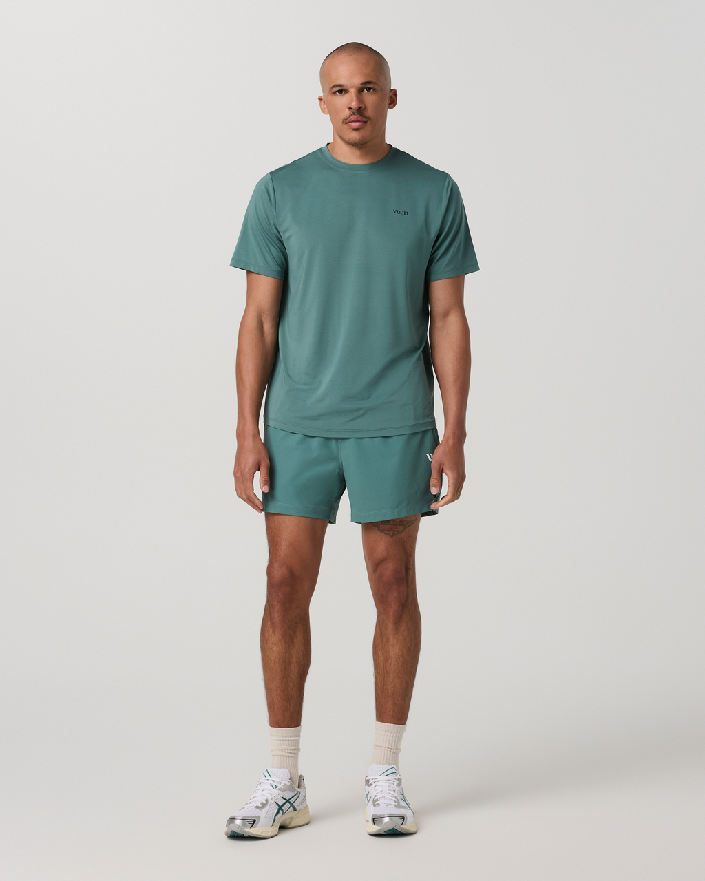 Crosscourt Short Unlined 5" | Dark Cyan
