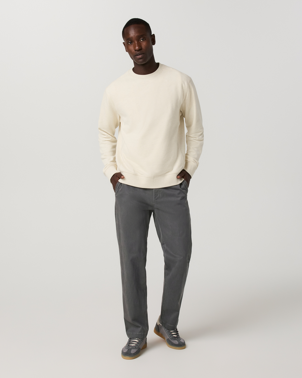 Fletcher Chino Pant Classic Fit 32" | Dark Pewter