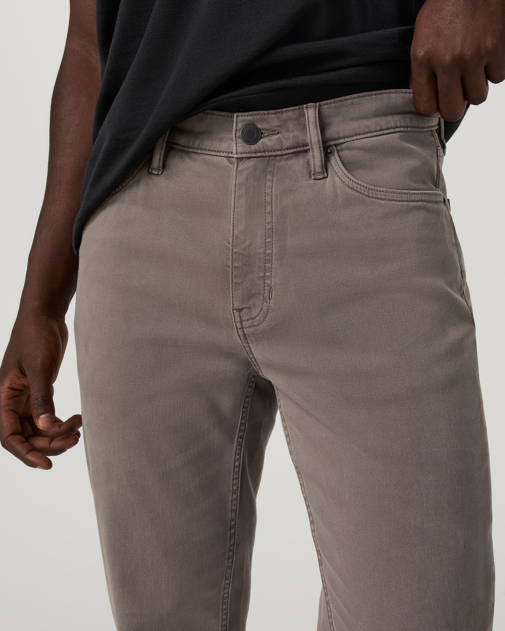 Benton Stretch Twill Pant Athletic Slim Fit 30" | Smokey Taupe