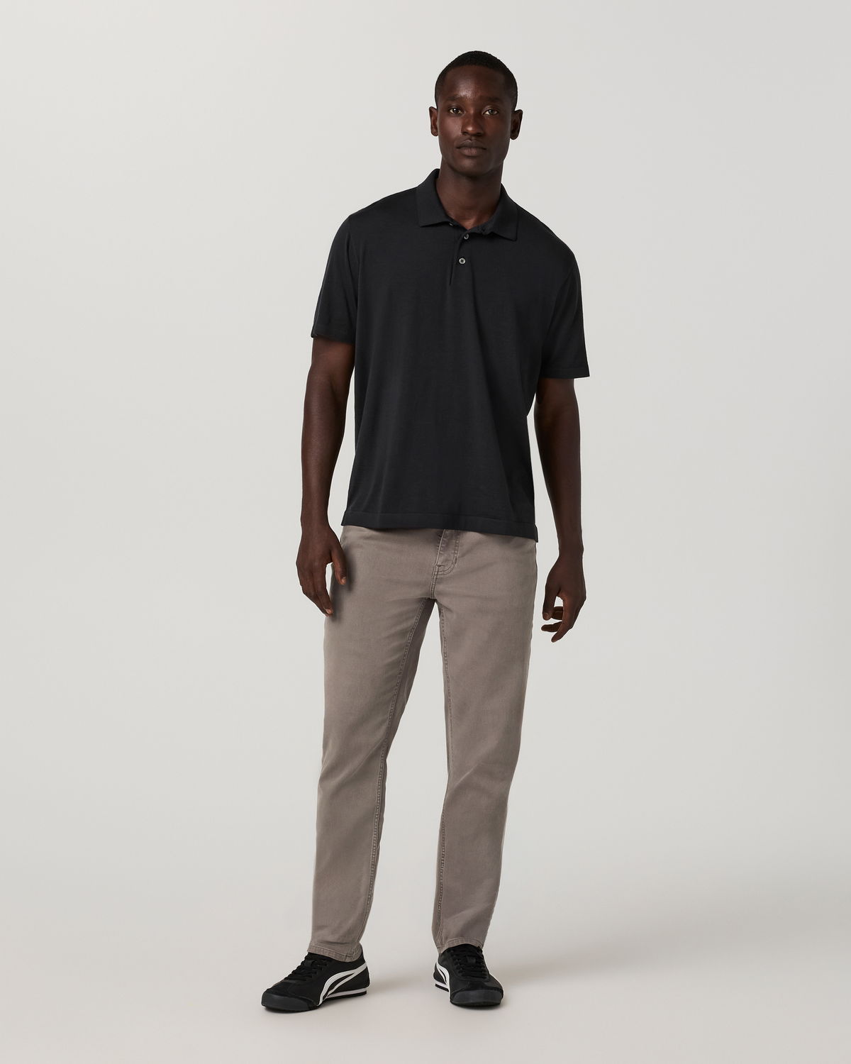 Benton Stretch Twill Pant Athletic Slim Fit 30" | Smokey Taupe