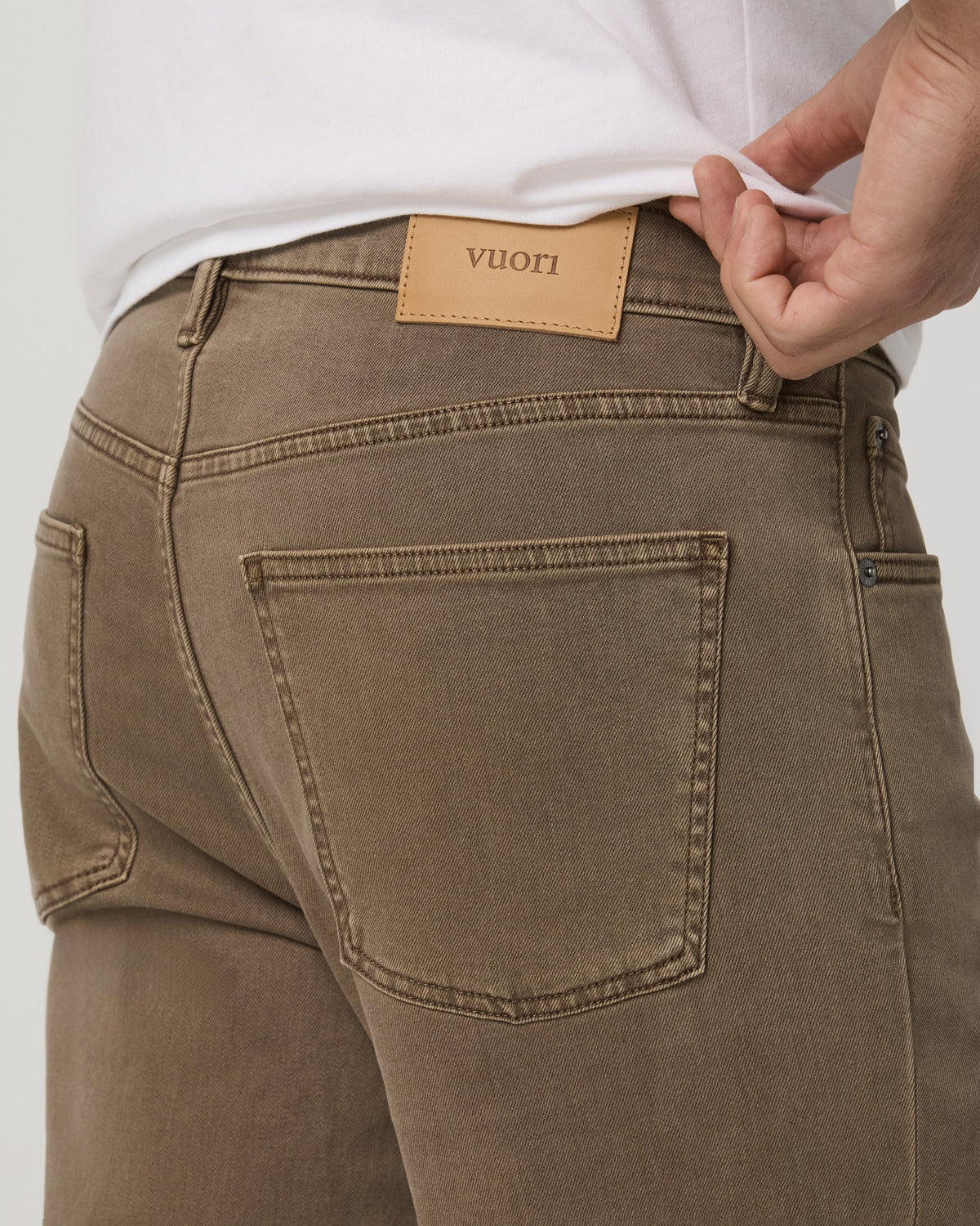 Benton Stretch Twill Pant Classic Fit 32" | Peppercorn