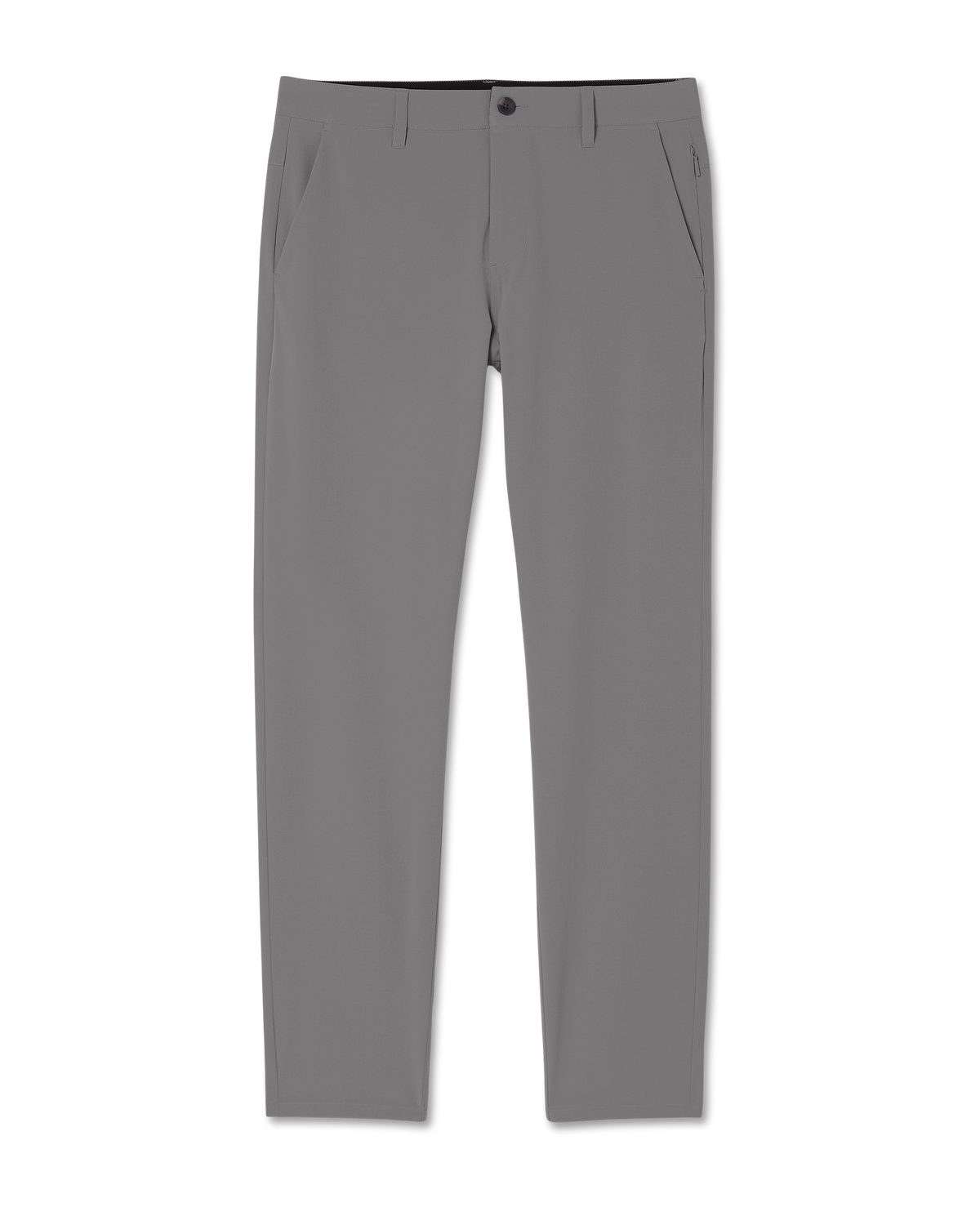 Aim Trouser Athletic Slim Fit 32" | Gull Grey Linen Texture
