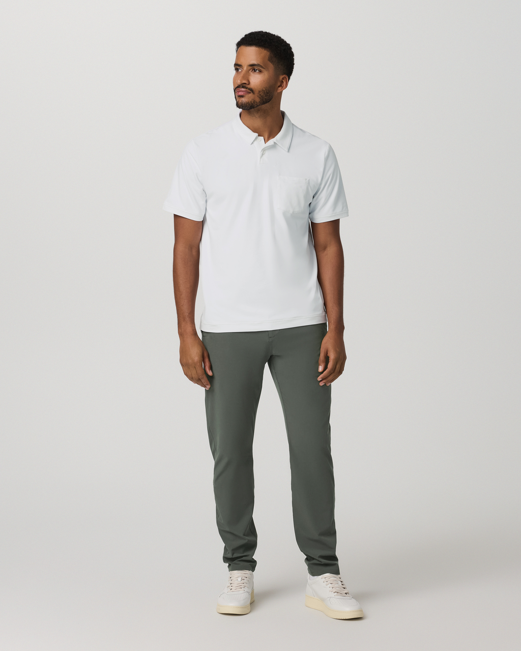 Aim Trouser Athletic Slim Fit 32" | River Rock