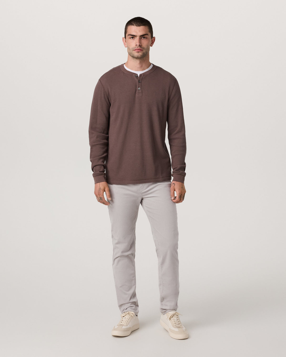 Optimist 5 Pocket Cord Pant Athletic Slim Fit | Amethyst Grey