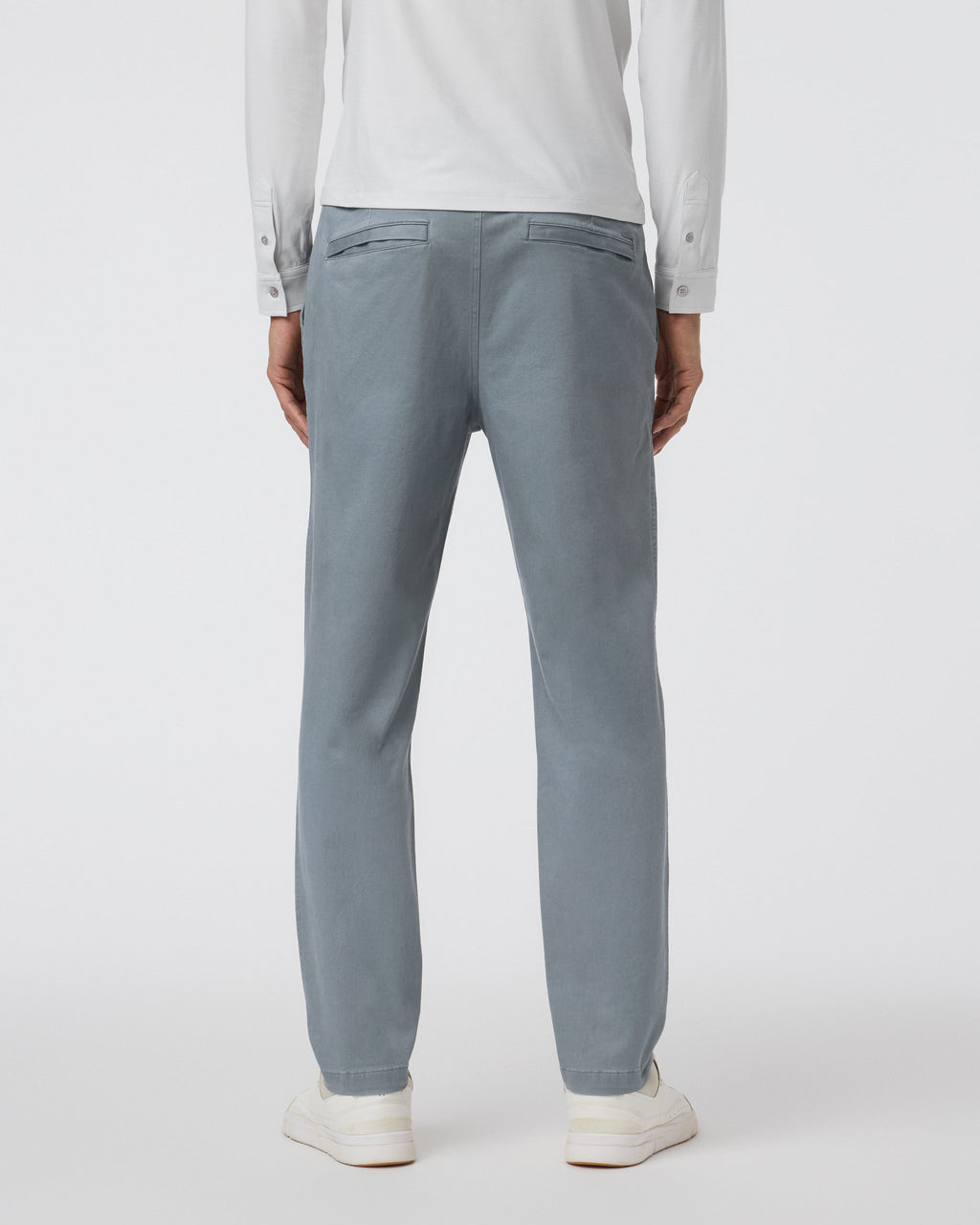 Fletcher Elastic Waist Pant Athletic Slim Fit 30" | Dusty Blue