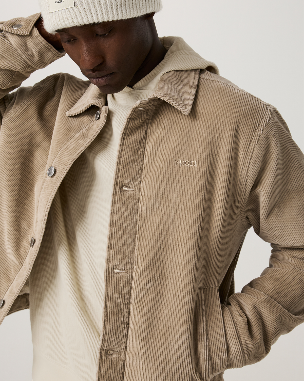 Vuori Cord Jacket 2.0 | Truffle