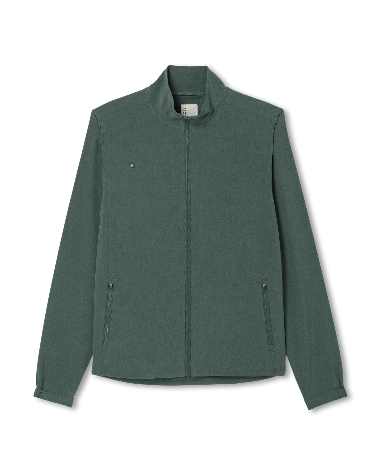 Venture Track Jacket | Agate Green Linen Texture