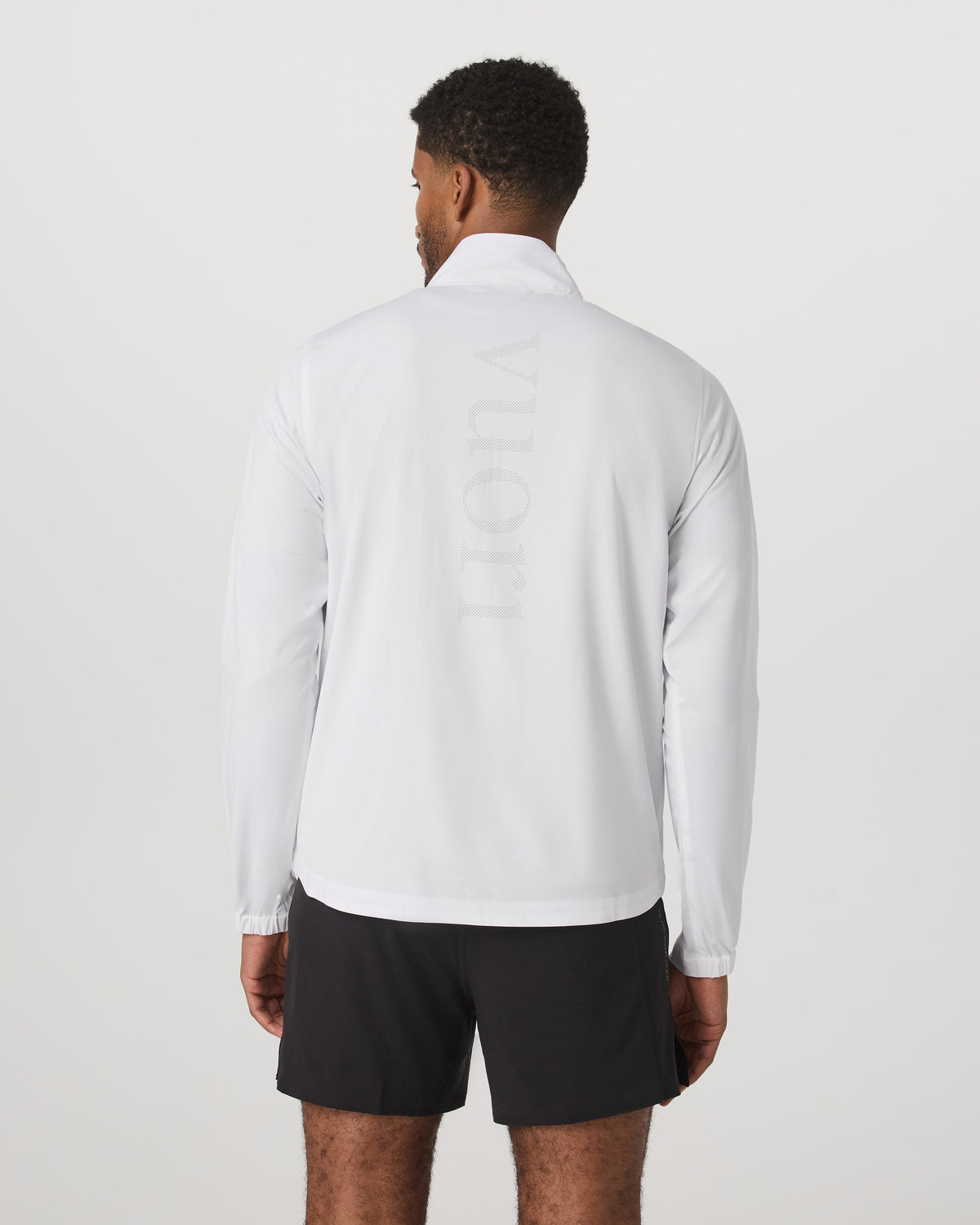 Venture Track Jacket | White Logo Graphic