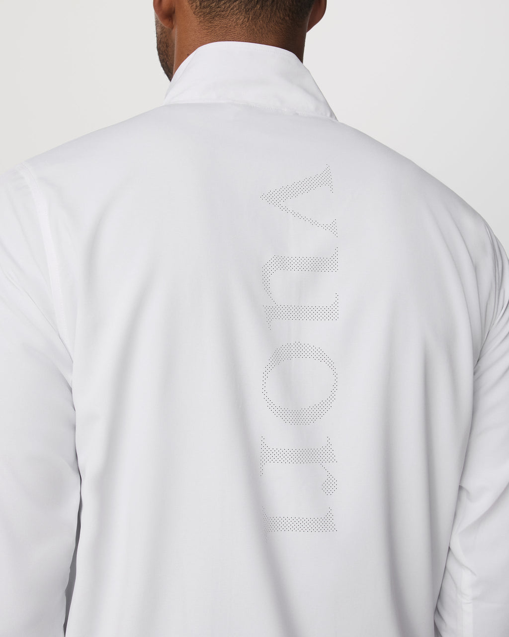 Venture Track Jacket | White Logo Graphic