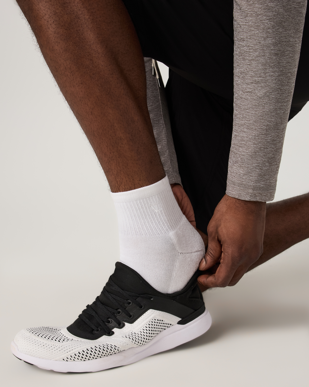 Quarter Crew V1 Sock 2.0 | White