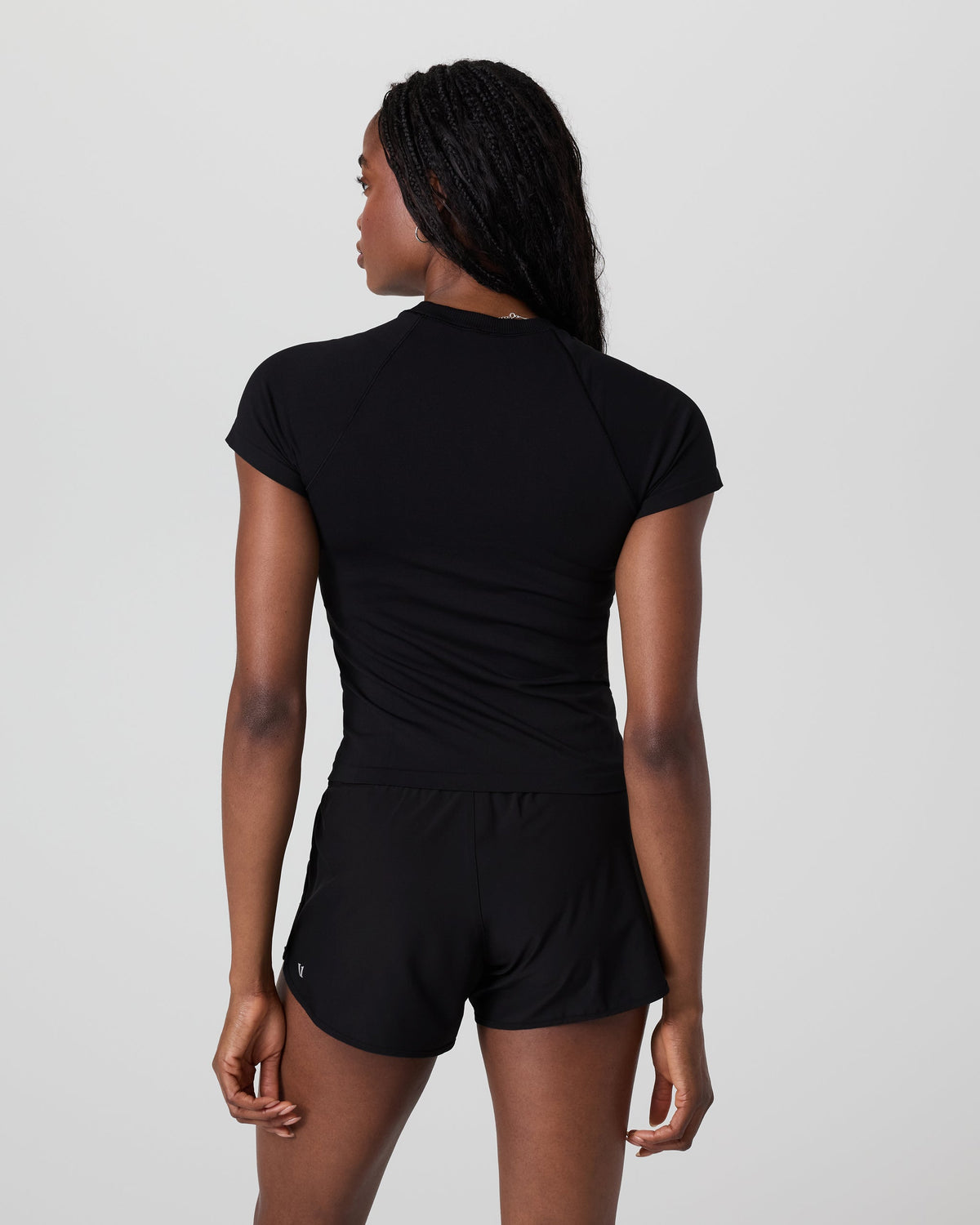 Short Sleeve Surge Seamless Tee | Black