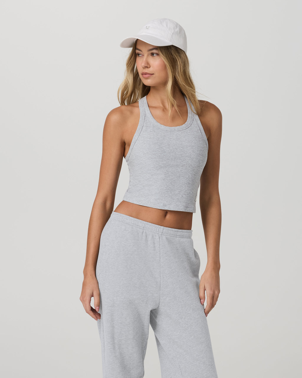 Elevation Racerback Tank | Light Heather Grey