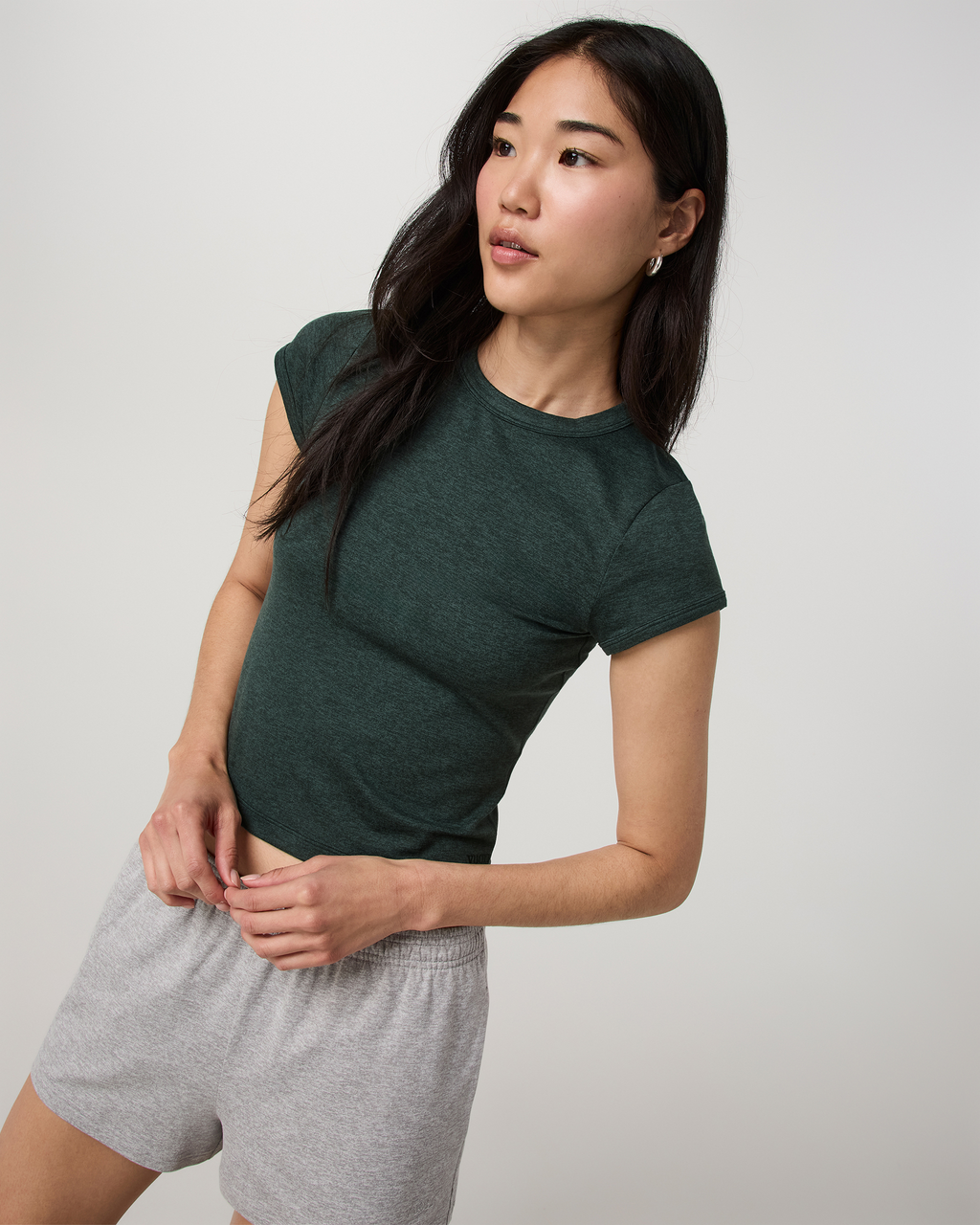 Halo Baby Tee | Hemlock Heather
