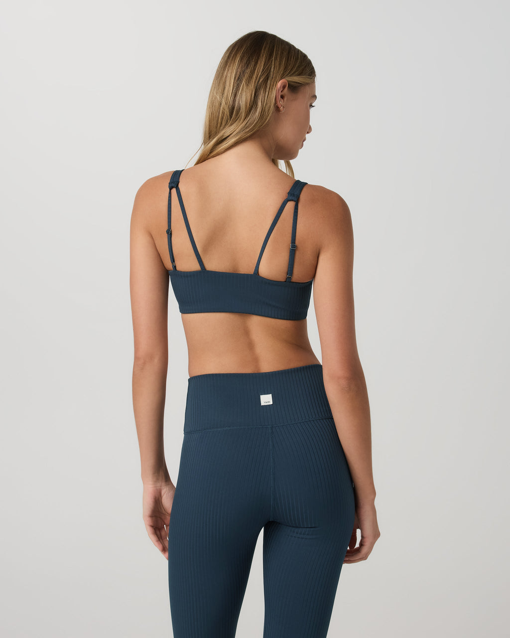 Inversion Rib Bra | Ocean Blue