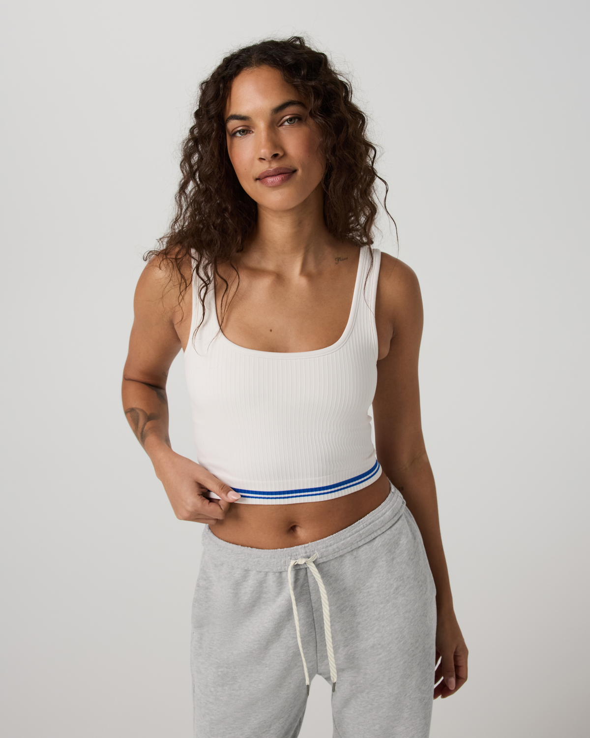 Seamless Euphoric Tank | White