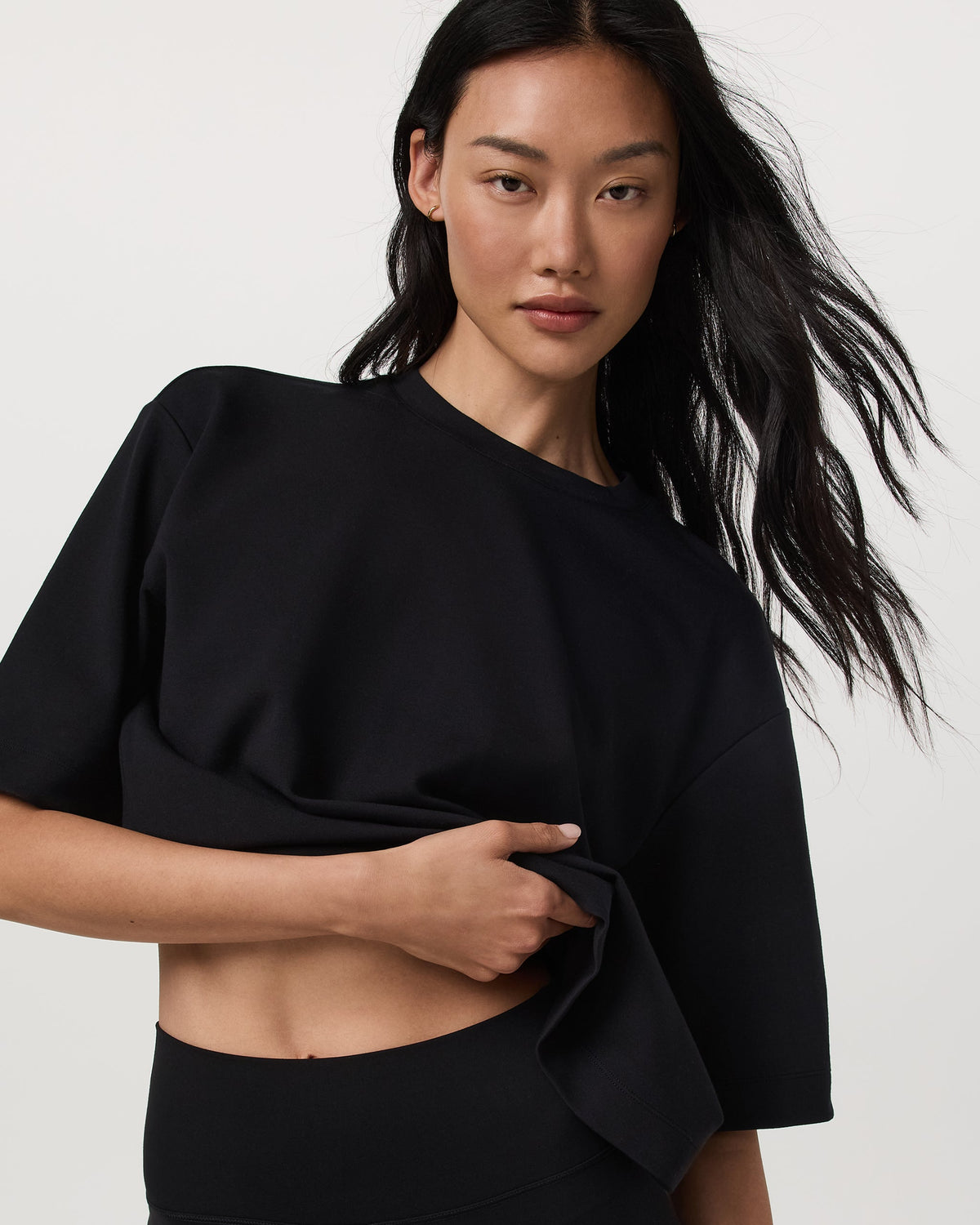 Short Sleeve Maven Oversized Tee | Black