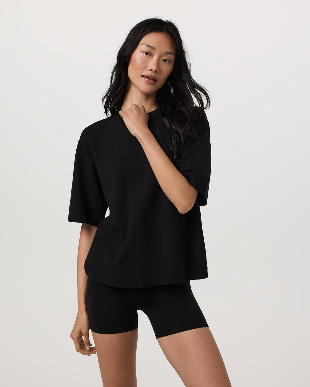 Short Sleeve Maven Oversized Tee | Black