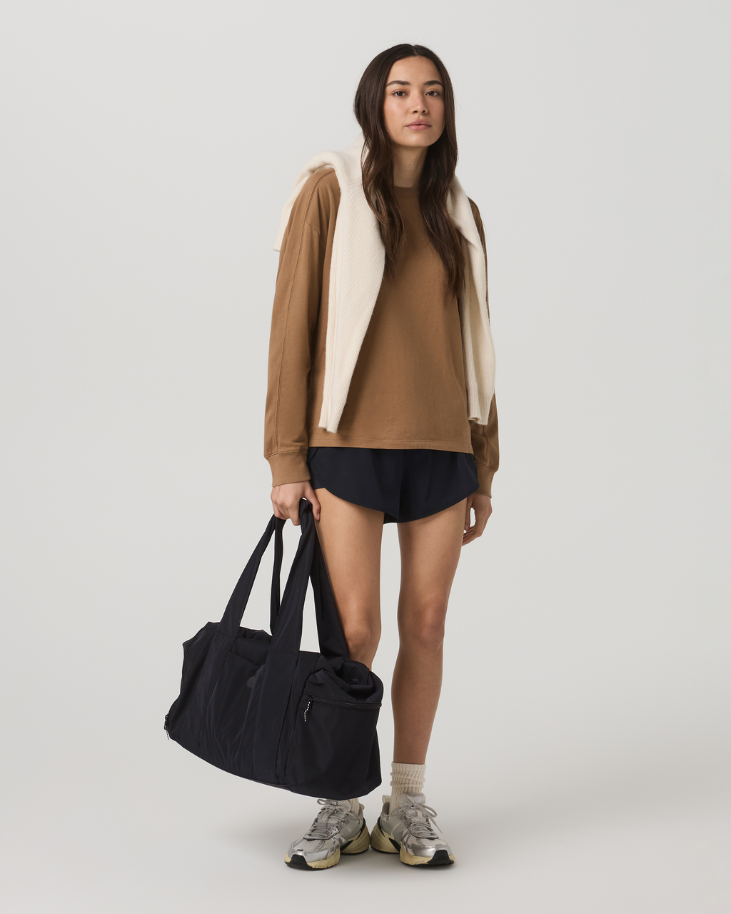 Long Sleeve Heavyweight Cotton Tee | Acorn