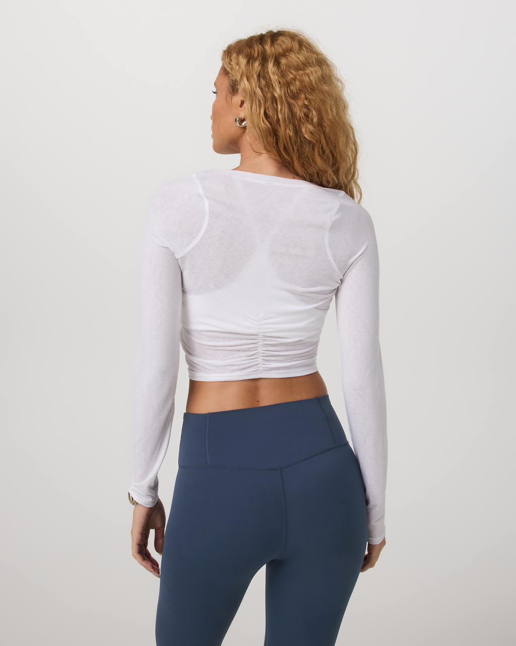 Westerlies Ruched Top | White