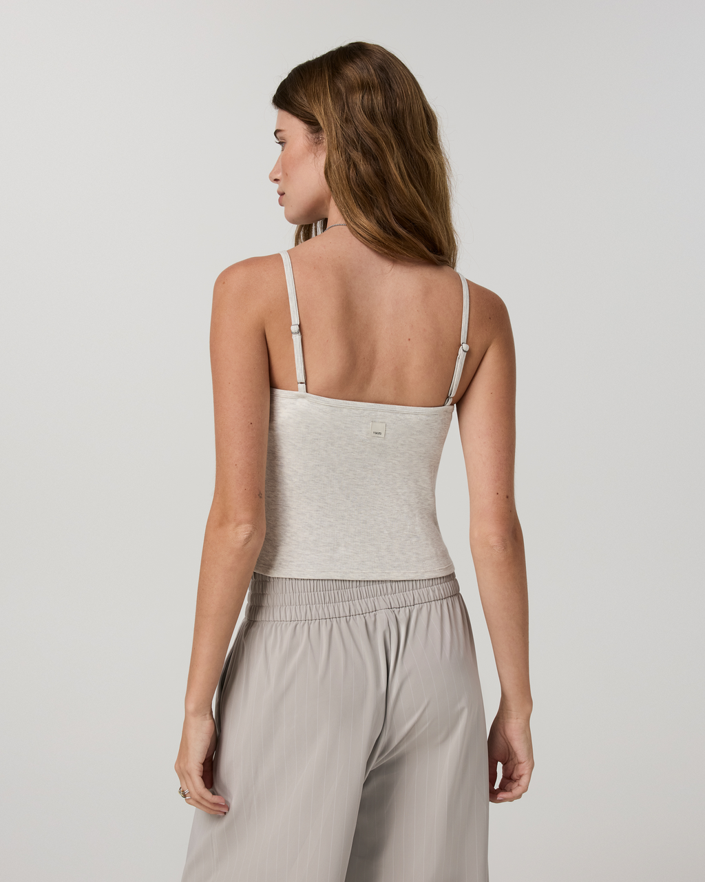 Pose Support Cami | White Heather Grey