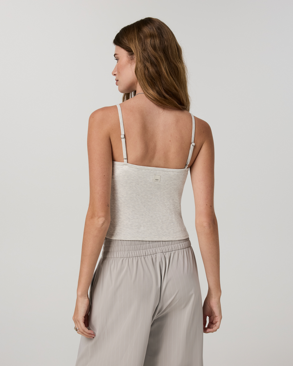 Pose Support Cami | White Heather Grey