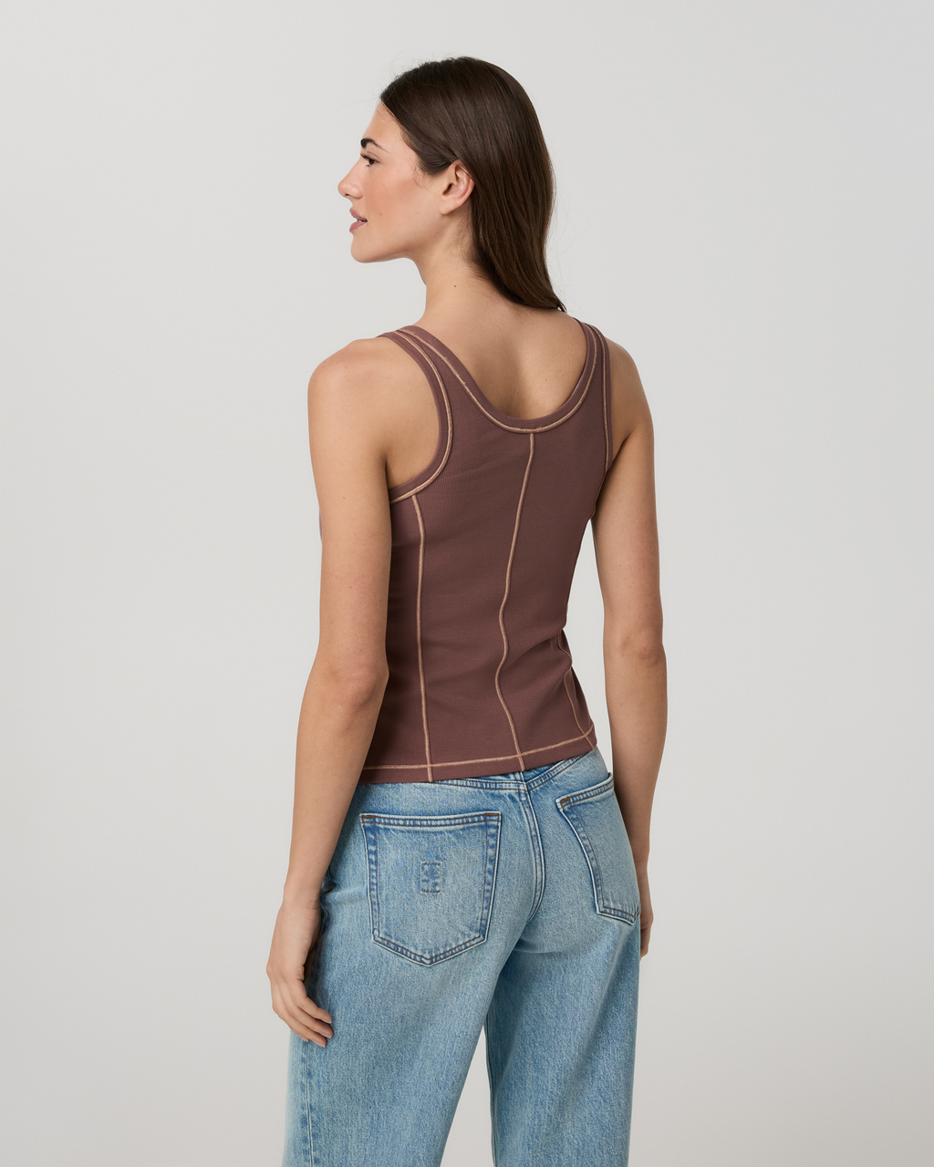 Pose Seams Tank | Sable