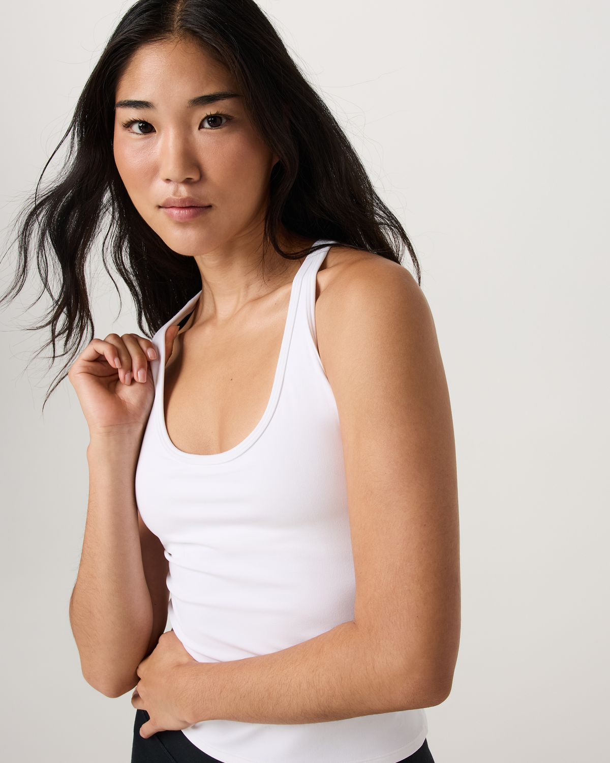 Vuori AllTheFeels™ Racerback Tank | White