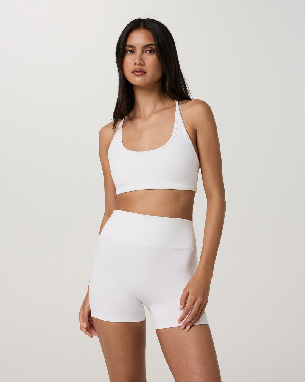 Set Point Layering Bra | White