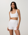 Set Point Layering Bra | White