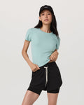 Pose Fitted Tee | Sea Spray