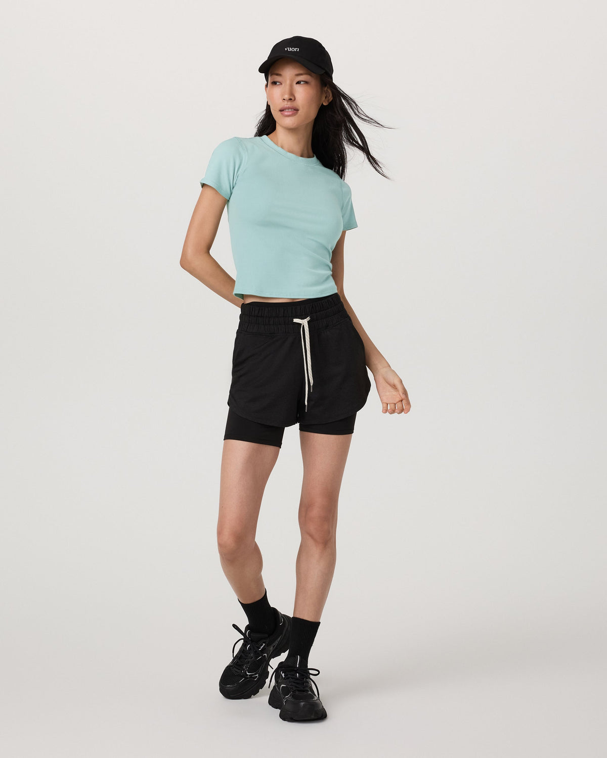 Pose Fitted Tee | Sea Spray