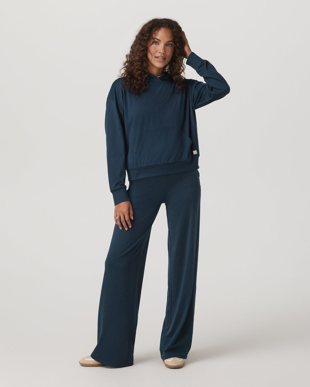 Halo Modern Pullover Hoodie | Blue Coast Heather