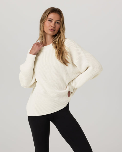 Alps Classic Crew Sweater | Marshmallow