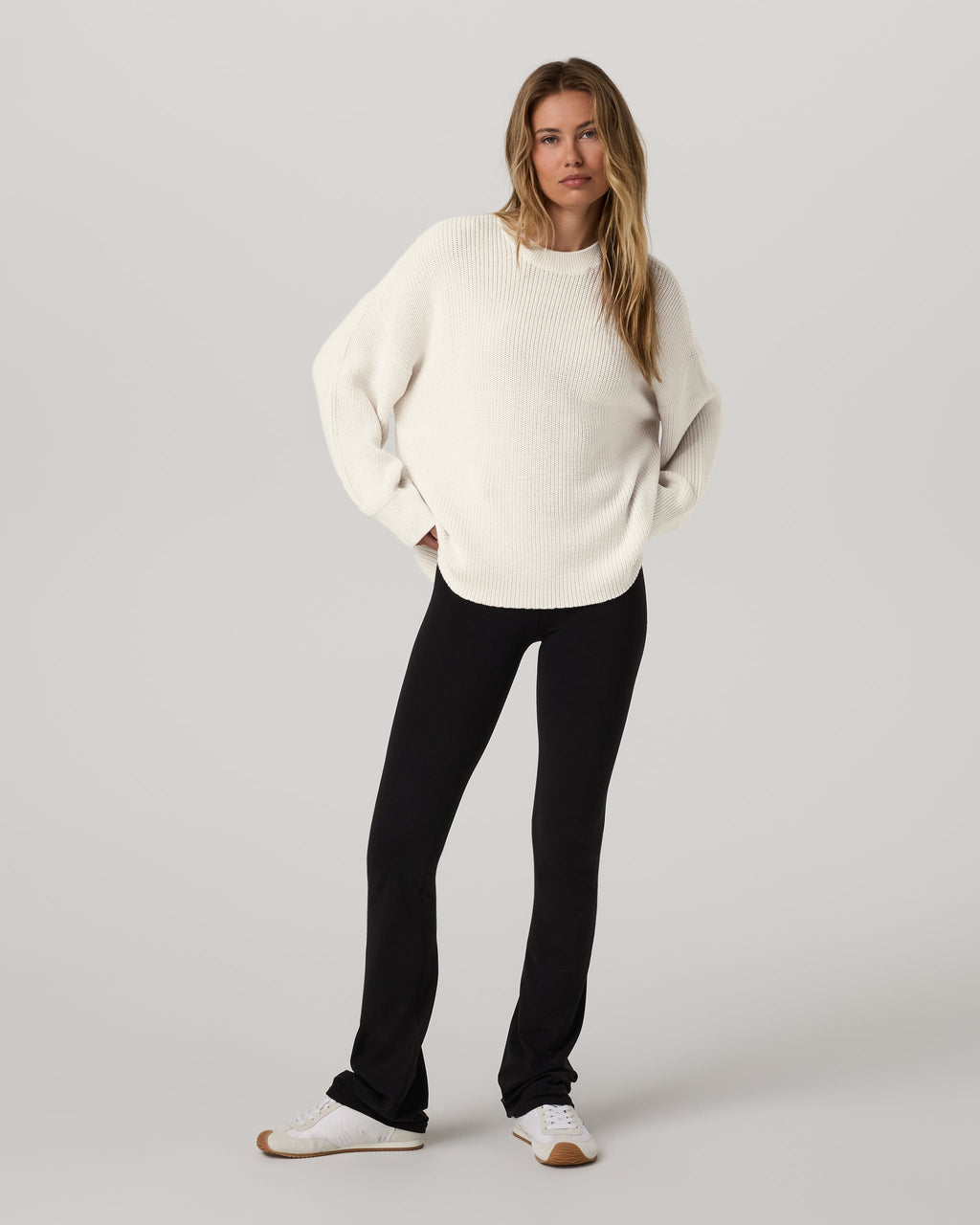 Alps Classic Crew Sweater | Marshmallow