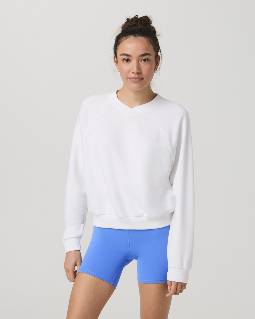 Sedona V-Neck Pullover | White