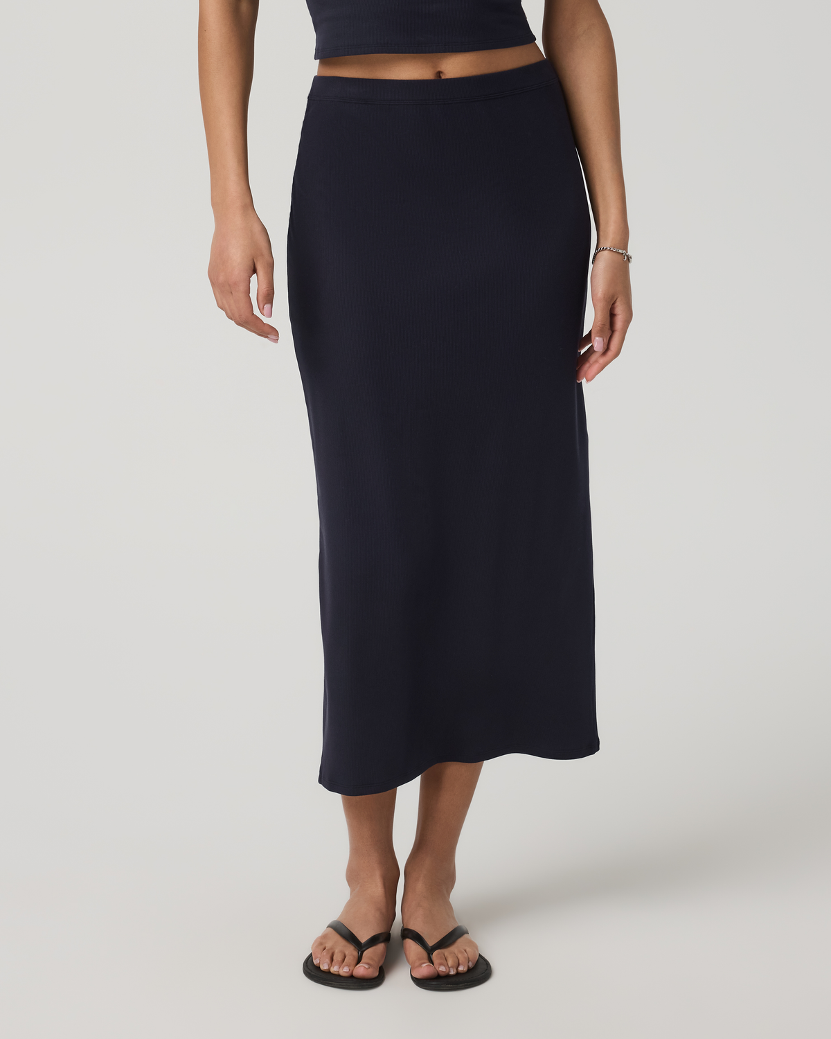 Pose Column Skirt | Black