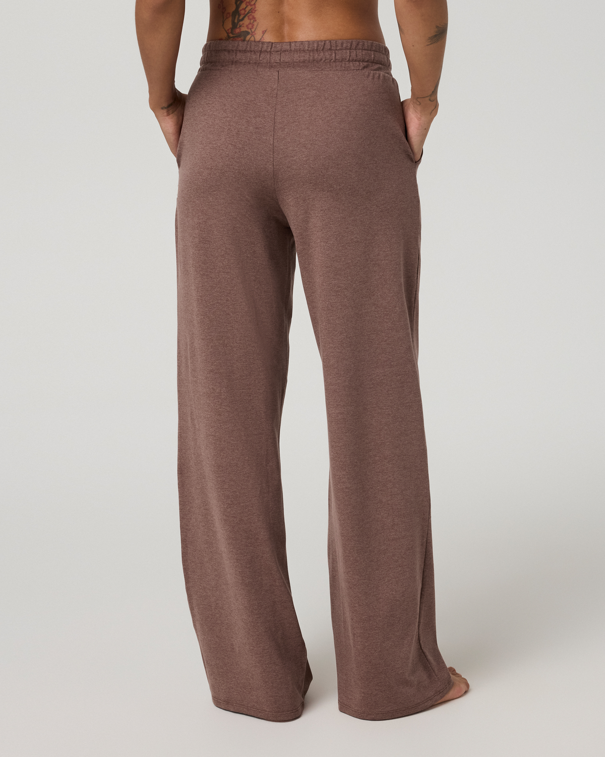 Halo Essential Wideleg Pant | Sable Heather