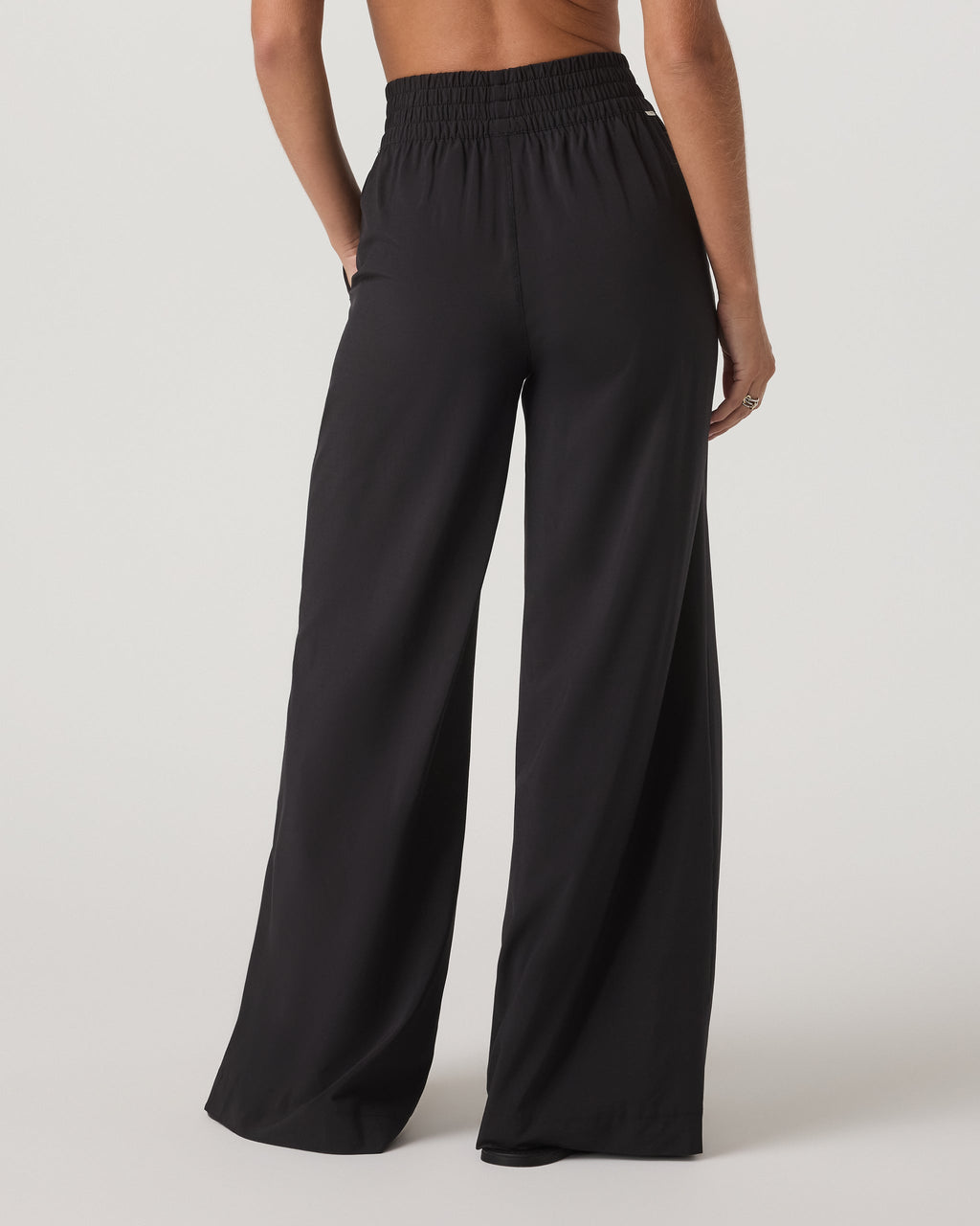 Villa Wideleg Pant - Short | Black
