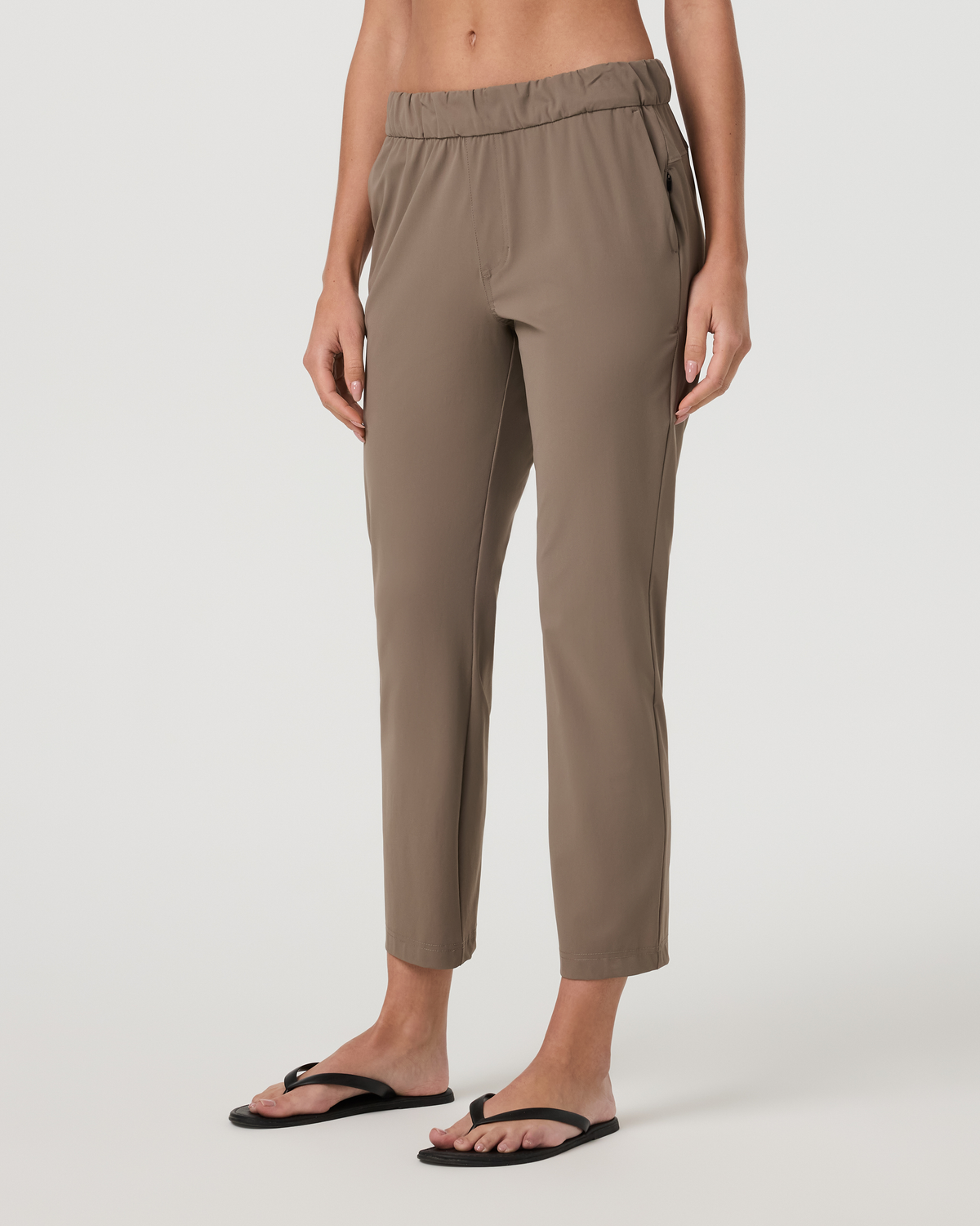 Miles Ankle Pant | Smokey Taupe