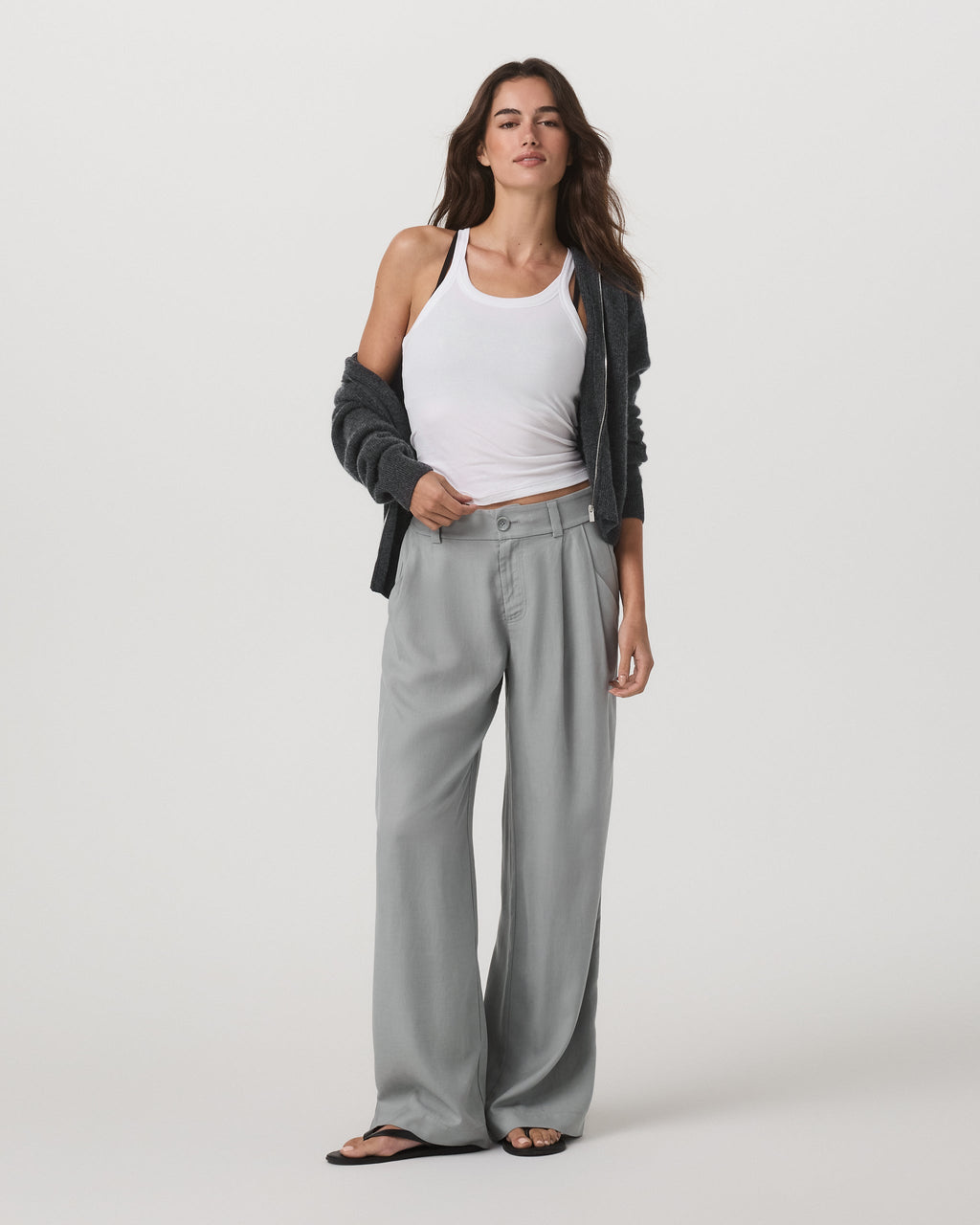Trestles Twill Wideleg | Slate Rock