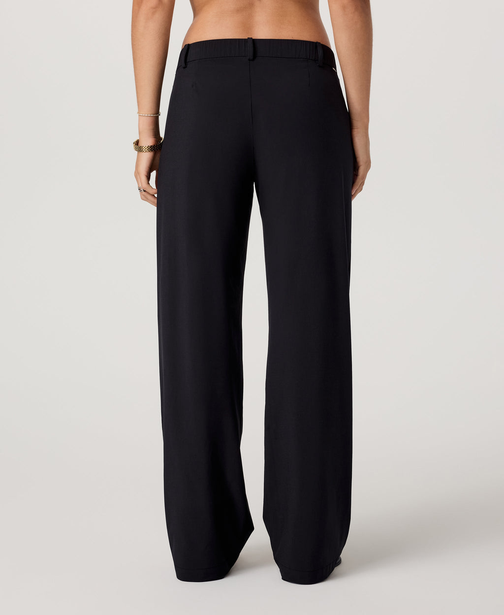 Villa Low Slung Trouser | Black