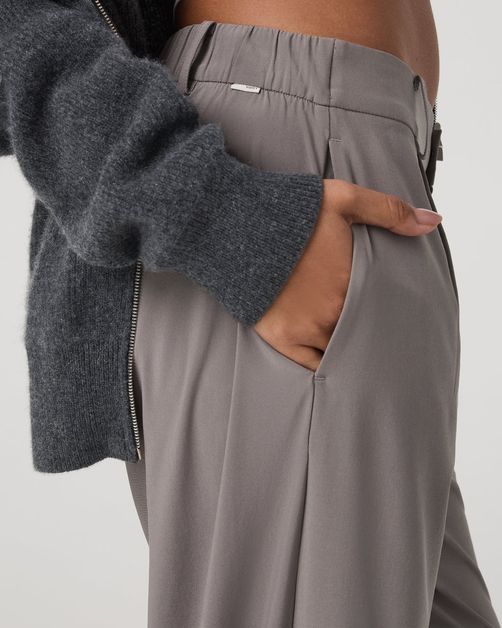 Villa Low Slung Trouser | Cavern Grey