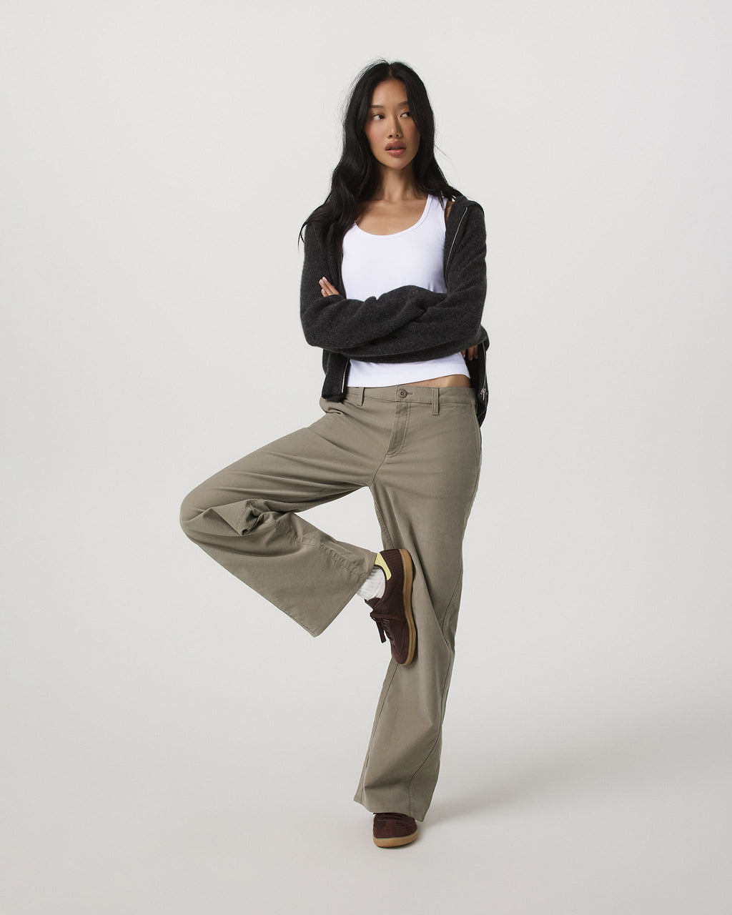 Telluride Twill Pant | Taupe