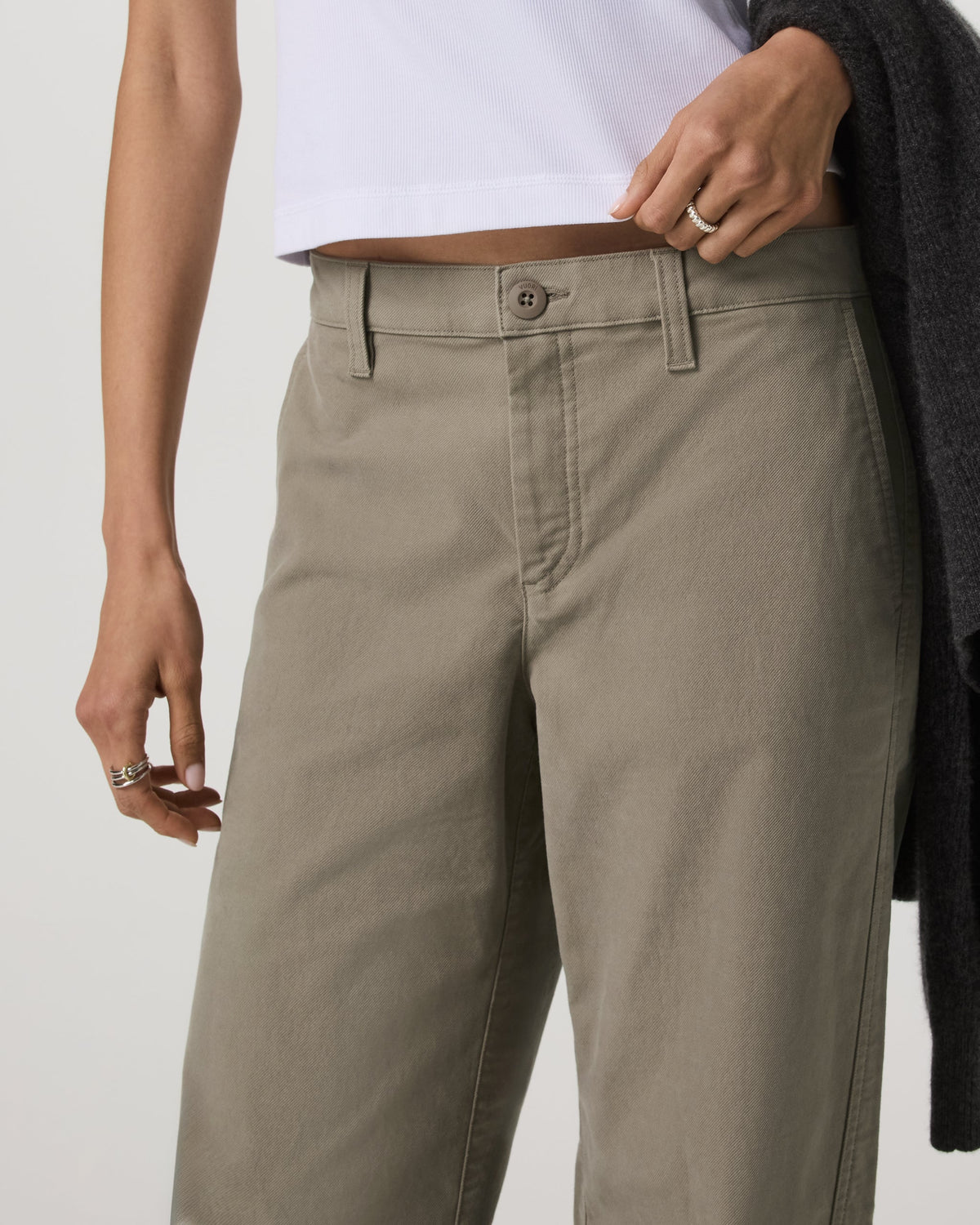 Telluride Twill Pant | Taupe