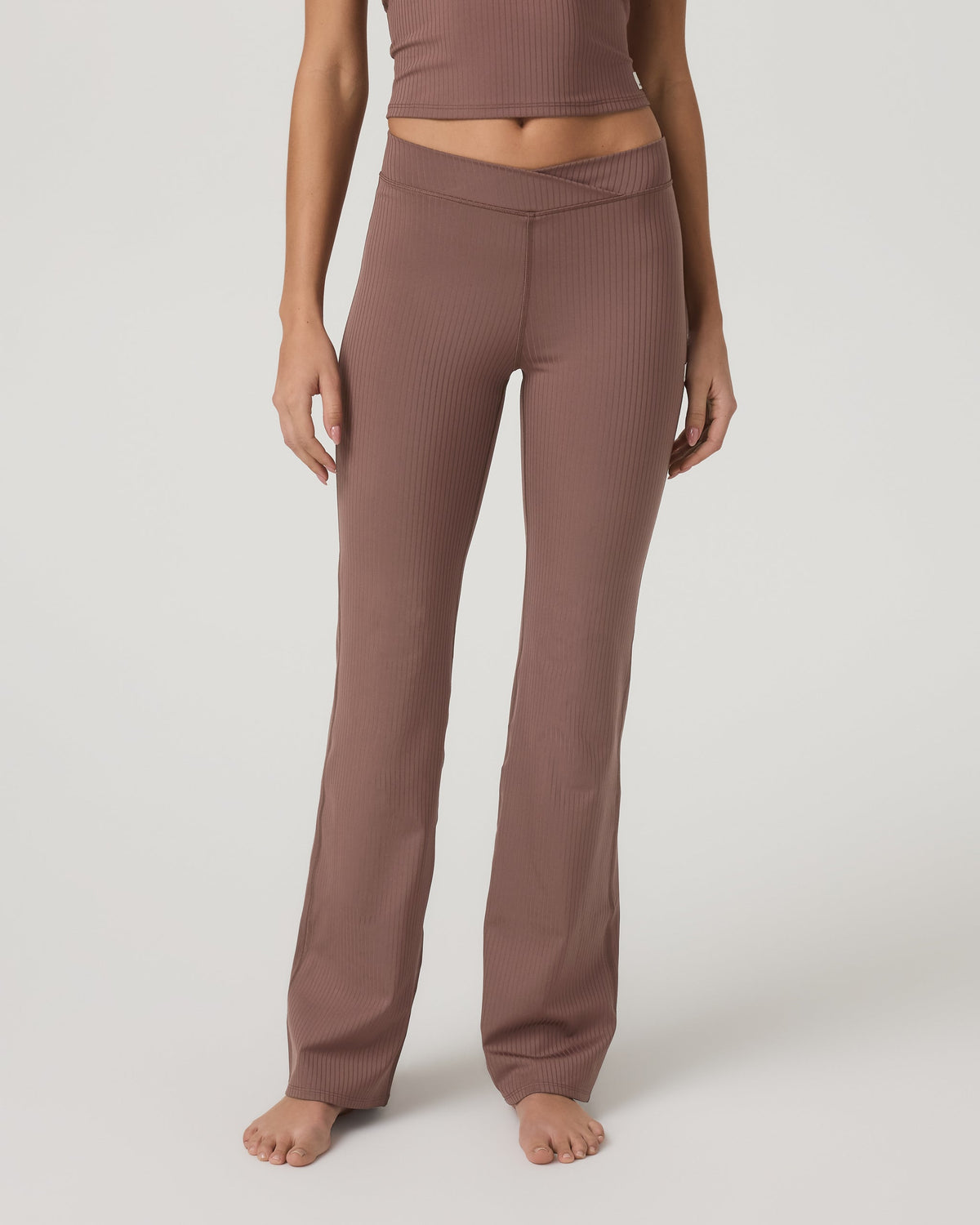 Inversion Rib Slim Flare | Sable