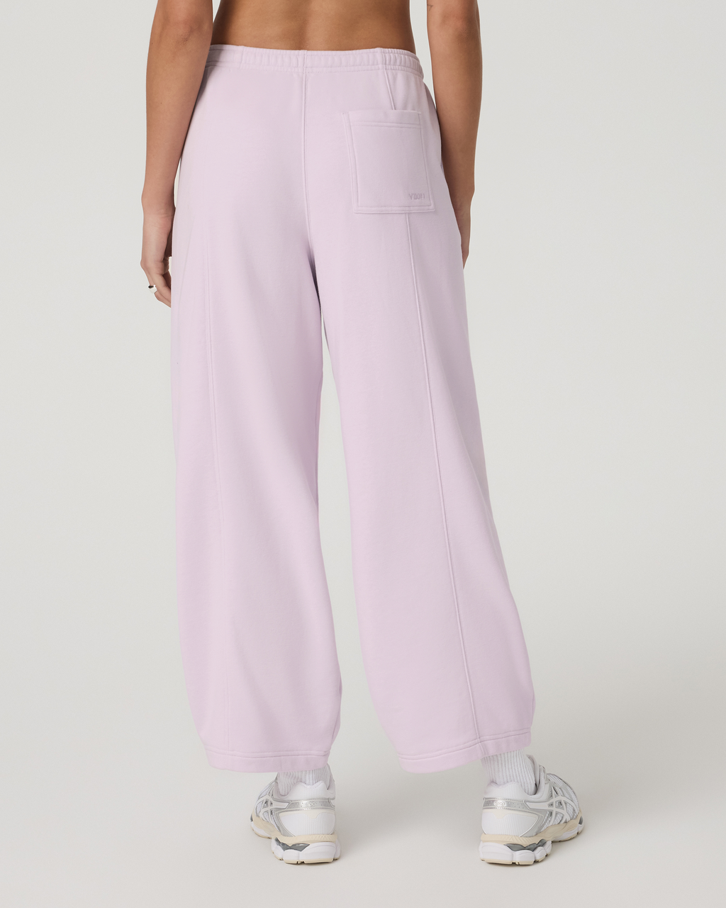 Sedona Barrel Crop Sweatpant | Lilac Breeze