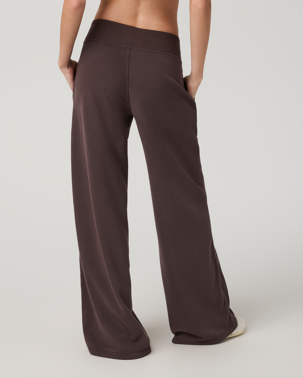 Sedona Midrise Wideleg Sweatpant - Long | French Roast
