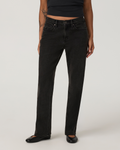 Women's Vuori Vintage Straight Leg Jean 30" | Black Wash Denim